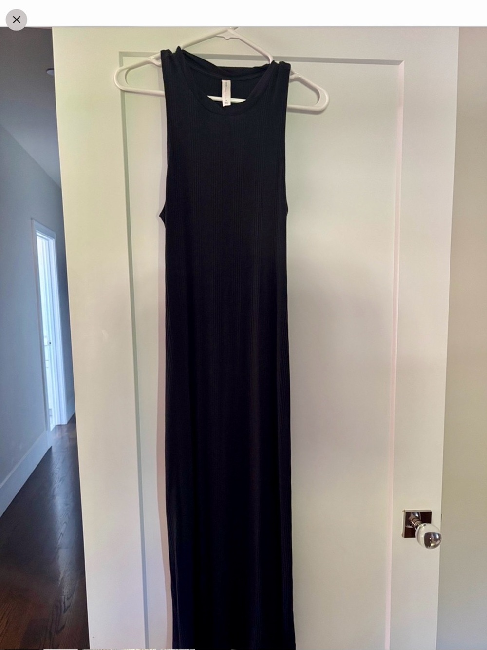 NWT Anthropologie Daily Practice Black Ribbed Dress